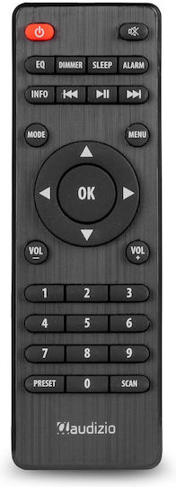Audizio GENUA Tabletop Radio Electric DAB+ with Bluetooth Dark Grey