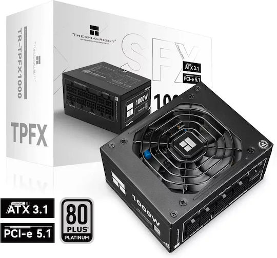 Thermalright TPFX-1000 1000W Μαύρο Τροφοδοτικό Υπολογιστή Full Modular 80 Plus Platinum
