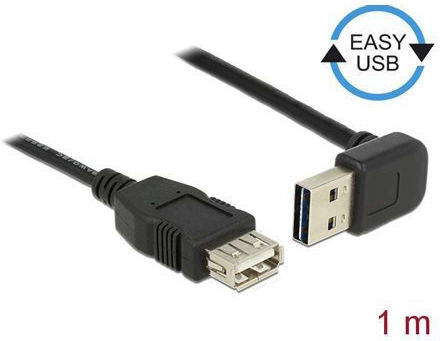 DeLock USB 2.0 Cable USB-A male - USB-A female 1m (83547)