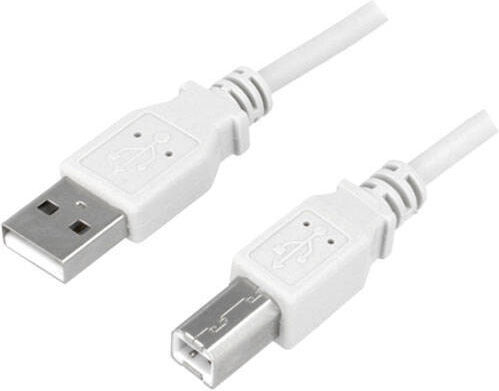 LogiLink USB 2.0 Cable USB-A male - USB-B male Μαύρο 3m (CU0008B)