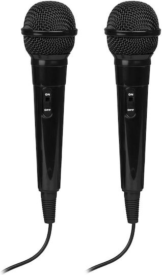 Fenton Ηχείο Karaoke με Ενσύρματα Μικρόφωνα και Εφέ Φωτισμού KAR15B 130.200 Μαύρο
