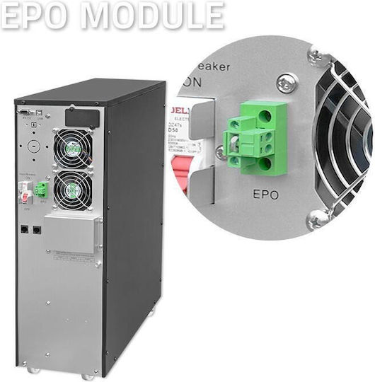 Qoltec UPS On-Line 6000VA 6000W