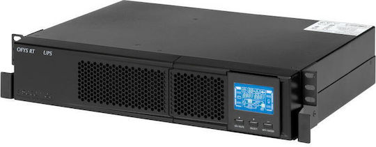 Socomec OFYS-RT-U3000 UPS On-Line 3000VA 2700W with 7 IEC Power Plugs