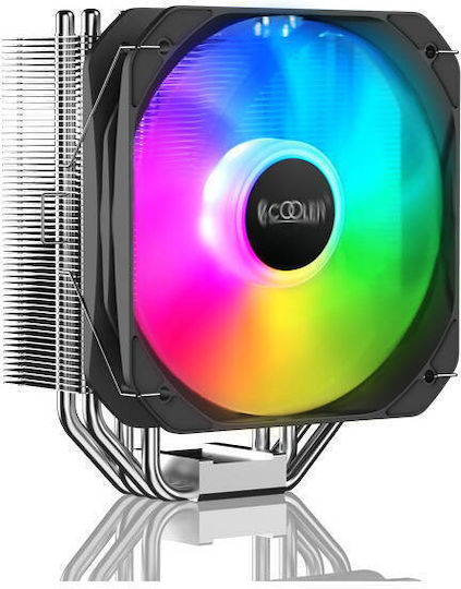 PCCOOLER Ventilator De Răcire CPU Pentru Priza 115x/1200/AM4/AM5 Cu Iluminare ARGB