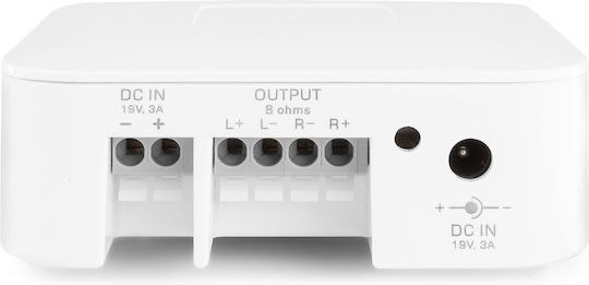 Power Dynamics BT20 Ολοκληρωμένος Ενισχυτής PA 2 Καναλιών 30W/8Ω και Σύνδεση Bluetooth σε Λευκό Χρώμα
