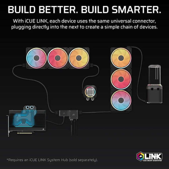 Corsair Pump Combo Reservoir Icue Link Xd6 Rgb Elite Black Cx-9040013-ww