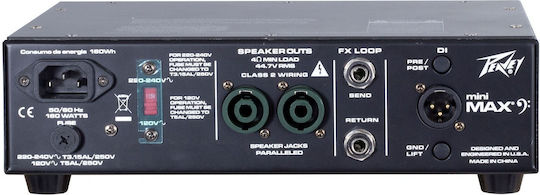 Peavey Mini Electric Bass Amplifier 600W Black