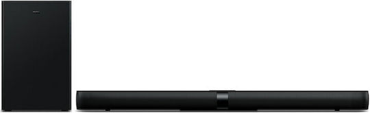 TCL TS7010 Soundbar 2.1 Bluetooth și HDMI 80W cu Subwoofer Wireless și Telecomandă Negru