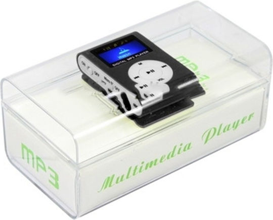 MP3 Player with LCD Screen 1.1" Black S-MP3-2016B