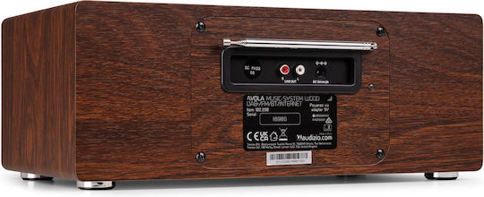 Audizio Ηχοσύστημα 2.0 Avola 102.290 60W με CD Player, WiFi και Bluetooth Καφέ