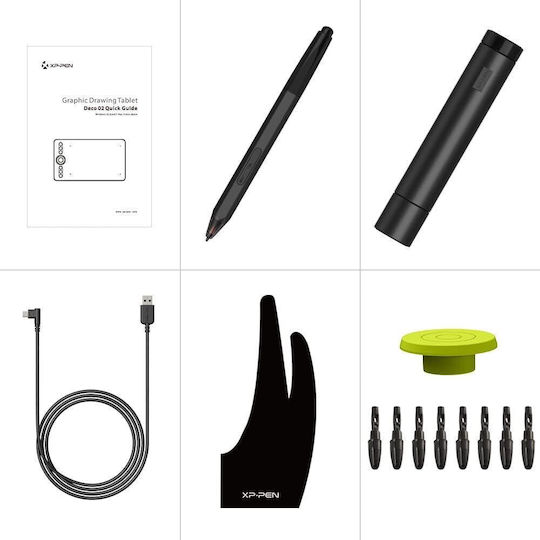 XP-Pen Deco 02 Stilou digital fără ecran