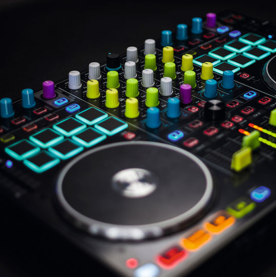 Reloop Комплект Капачки За Копчета 8 Бели Капачки За Кабели 8 Броя