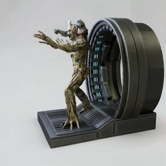 Figurină Rocket Groot V3 Guardians Galaxy Model 3D Imprimat 30 Cm 1:6