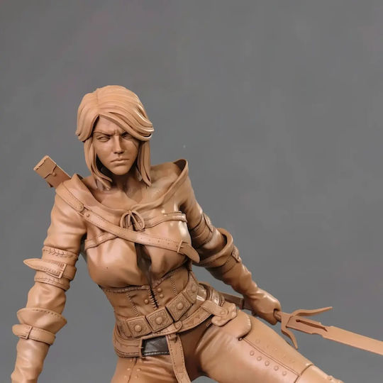 Figurină Ciri The Witcher 3 3D Tipărită 7 6 Cm 1:24