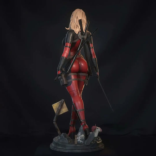 Φιγούρα Lady Deadpool Wanda Wilson 3d Εκτυπωμένη-7 6 Cm 1:24