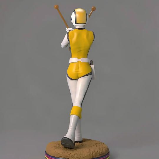 Φιγούρα Choushinsei Flashman 3d Printing Model Yellow Flash 3d Εκτυπωμένη-7 6 Cm 1:24