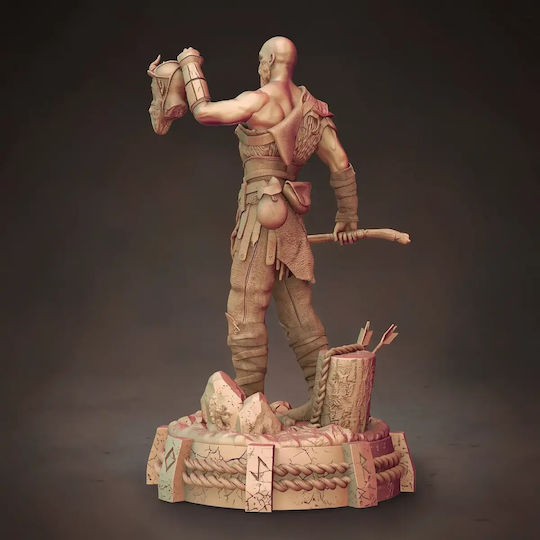 Kratos Figur V2 Aus Gott des Krieges 3D Gedruckt 15,2 cm 1:12