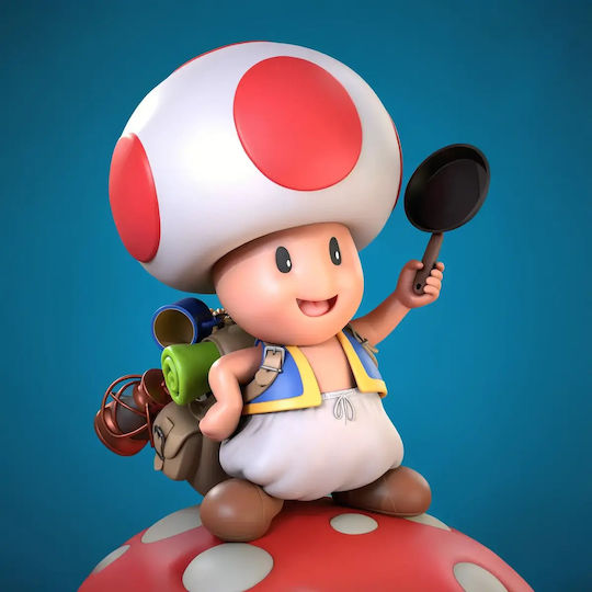 Фигура Captain Toad Super Mario 3D Отпечатана 7 6 См 1:24