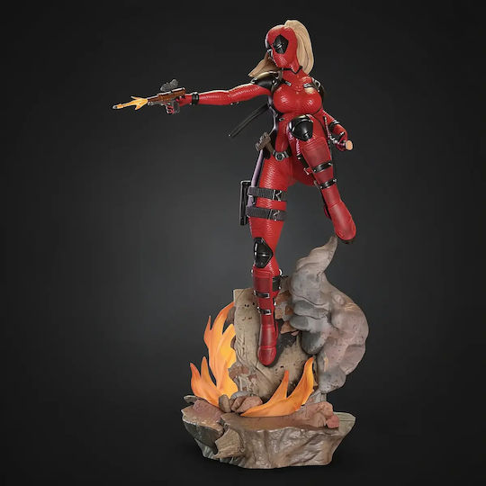 Φιγούρα Lady Deadpool In Action 3d Εκτυπωμένη-7 6 Cm 1:24