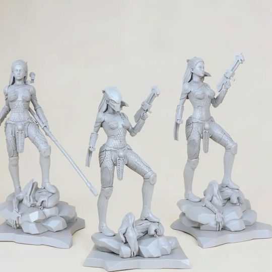 Figurină Predator Machiko Noguchi Fanart 3D Tipărită 20 Cm 1:8