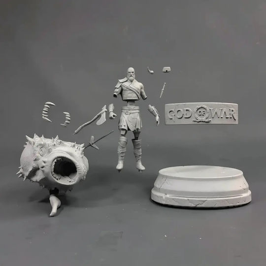 Φιγούρα Kratos Standing From God War 3d Εκτυπωμένη-30 Cm 1:6
