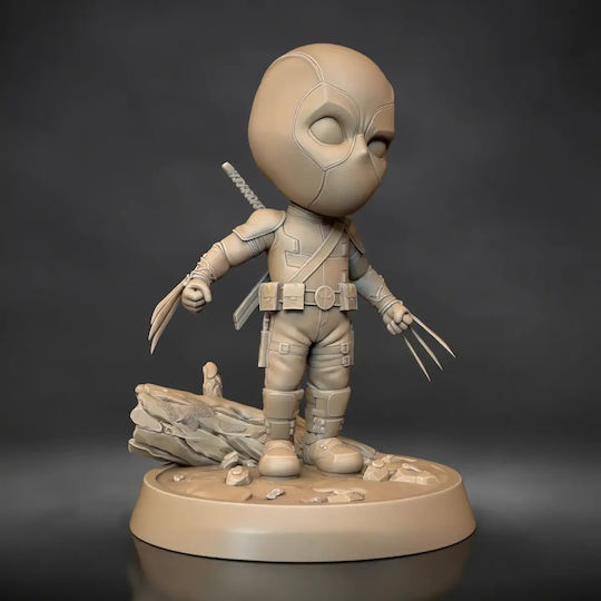 Φιγούρα Deadpool Claw Chibi 3d Εκτυπωμένη-7 6 Cm 1:24