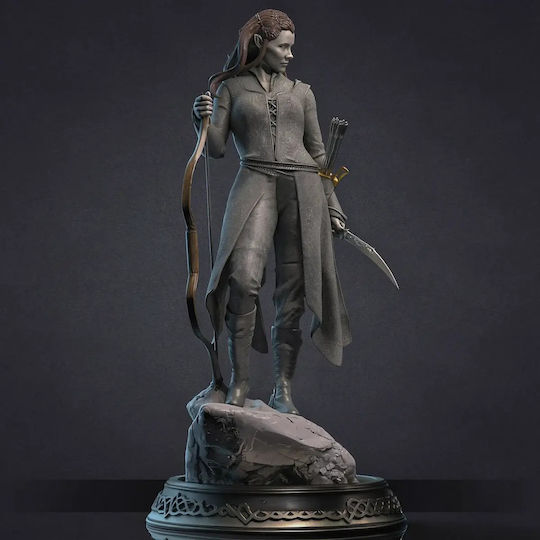 Tauriel Evangeline Lilly 3D Modell Aus Hobbit 3D Gedruckt 20 Cm 1:8