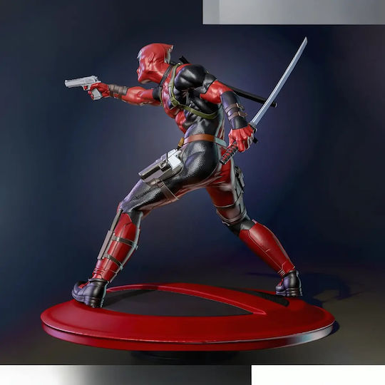 Фигура Deadpool V2 От Marvel 3D Принтирана 7 6 См 1:24