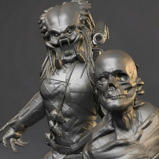 Фигура Хищник Враг Тяло 3D Печат Модел 3D Отпечатан 7 6 См 1:24