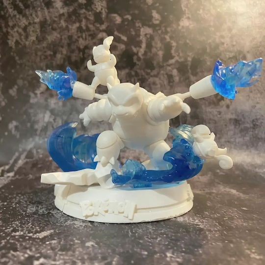 Φιγούρα Zenigame Squirtle From Pokemon 3d Εκτυπωμένη-11 4 Cm 1:16