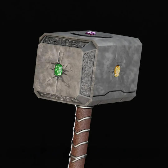 Figurină Cosplay Ciocanul Infinit Mjolnir Ciocanul Thor Purtaibil 3D Tipărit 11 4 Cm 1:16