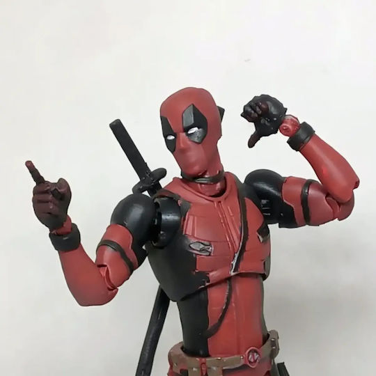Φιγούρα Deadpool Action Figurine 3d 3d Εκτυπωμένη-7 6 Cm 1:24