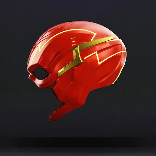 Фигура Cosplay Flash Каска V2 Носима 3D Печатана 7 6 См 1:24