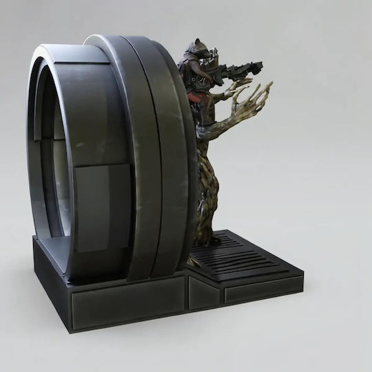 Figure Rocket Groot V3 Guardians Galaxy 3D Model 3D Printed 20 Cm 1:8