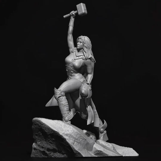 Фигура Lady Thor Jane Foster 3d Модел V2 3d Принтирана 7 6 См 1:24