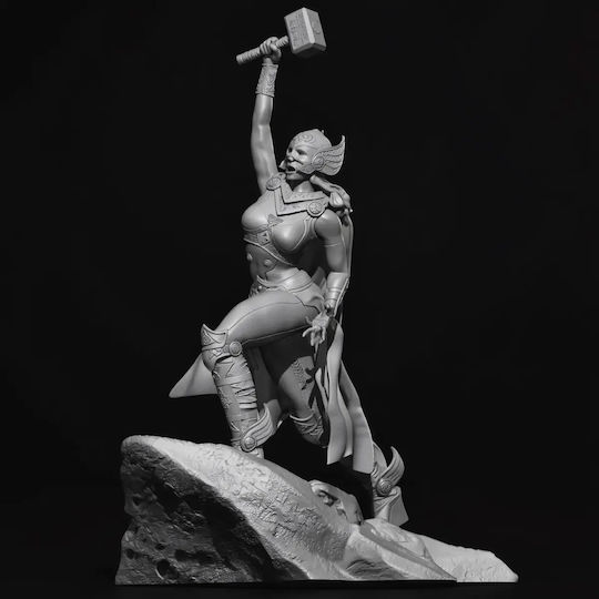 Фигура Lady Thor Jane Foster 3d Модел V2 3d Принтирана 7 6 См 1:24