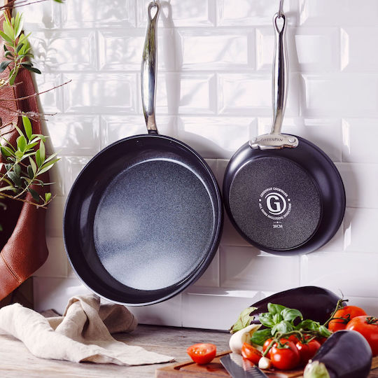 Green Pan Barcelona Pro Σετ Τηγάνια από Αλουμίνιο με Αντικολλητική Επίστρωση 2τμχ