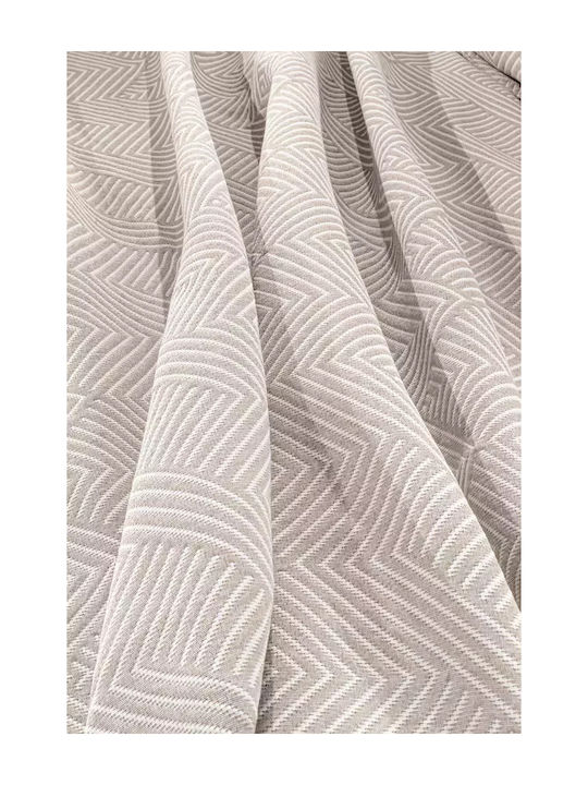 Guy Laroche Tetris Piqué Decke Einzeln 160x260cm Linen