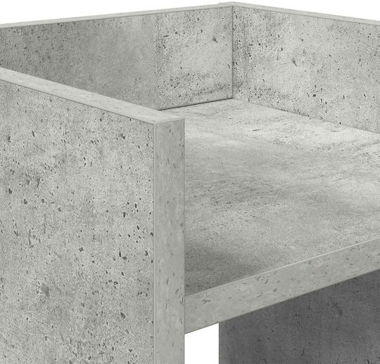 vidaXL Ανθοστήλες Ξύλινες Γκρι 30x30x100εκ. 2τμχ