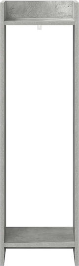 vidaXL Plant Tower Wooden Gray 30x30x100cm