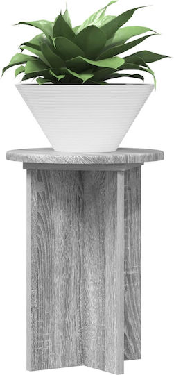 vidaXL Дървени Цветарници Сиви 29.5x29.5x40см 2бр