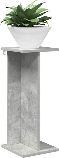 vidaXL Pflanzenturm Holz Grau 25x25.5x60.5cm 2 Stück