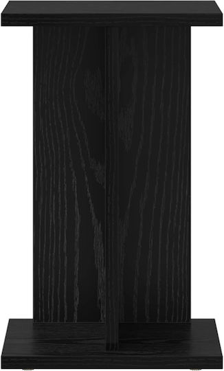vidaXL Ανθοστήλες Ξύλινες Μαύρες 25x25.5x40.5εκ. 2τμχ