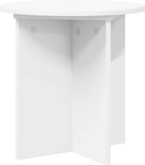 vidaXL Wooden Plant Towers White 40x40x40cm 2 Pieces