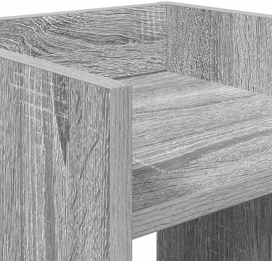 vidaXL Pflanzentürme Holz Graue 30x30x60cm 2 Stück