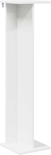 vidaXL Wooden White Plant Tower 25x25.5x100.5cm