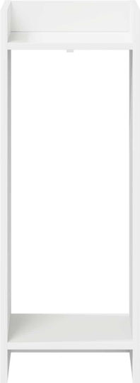 vidaXL Дървени Цветарници Бели 30x30x80см 2бр