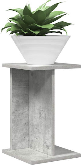 vidaXL Holz Pflanzenturm Grau 25x25,5x40,5cm 2 Stück