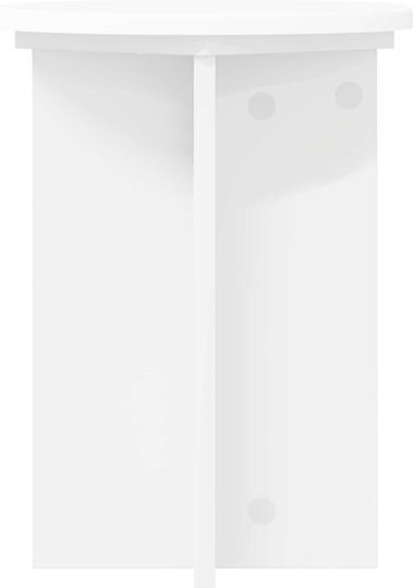 vidaXL Ανθοστήλες Ξύλινες Λευκές 29.5x29.5x40εκ. 2τμχ