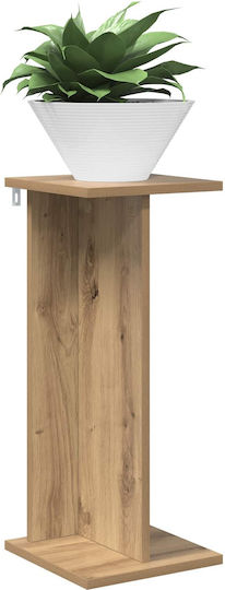 vidaXL Wooden Green Plant Tower 25x25.5x60.5 cm